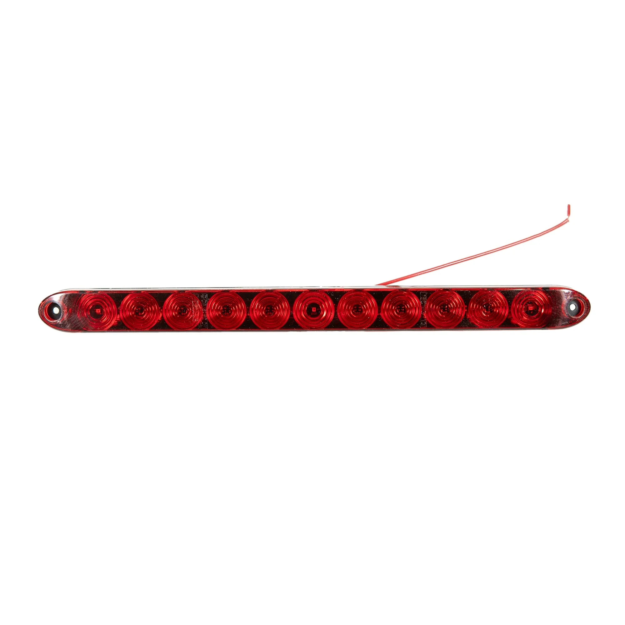 Heavy Duty Sealed ID Light Bar - 3 Red Lights