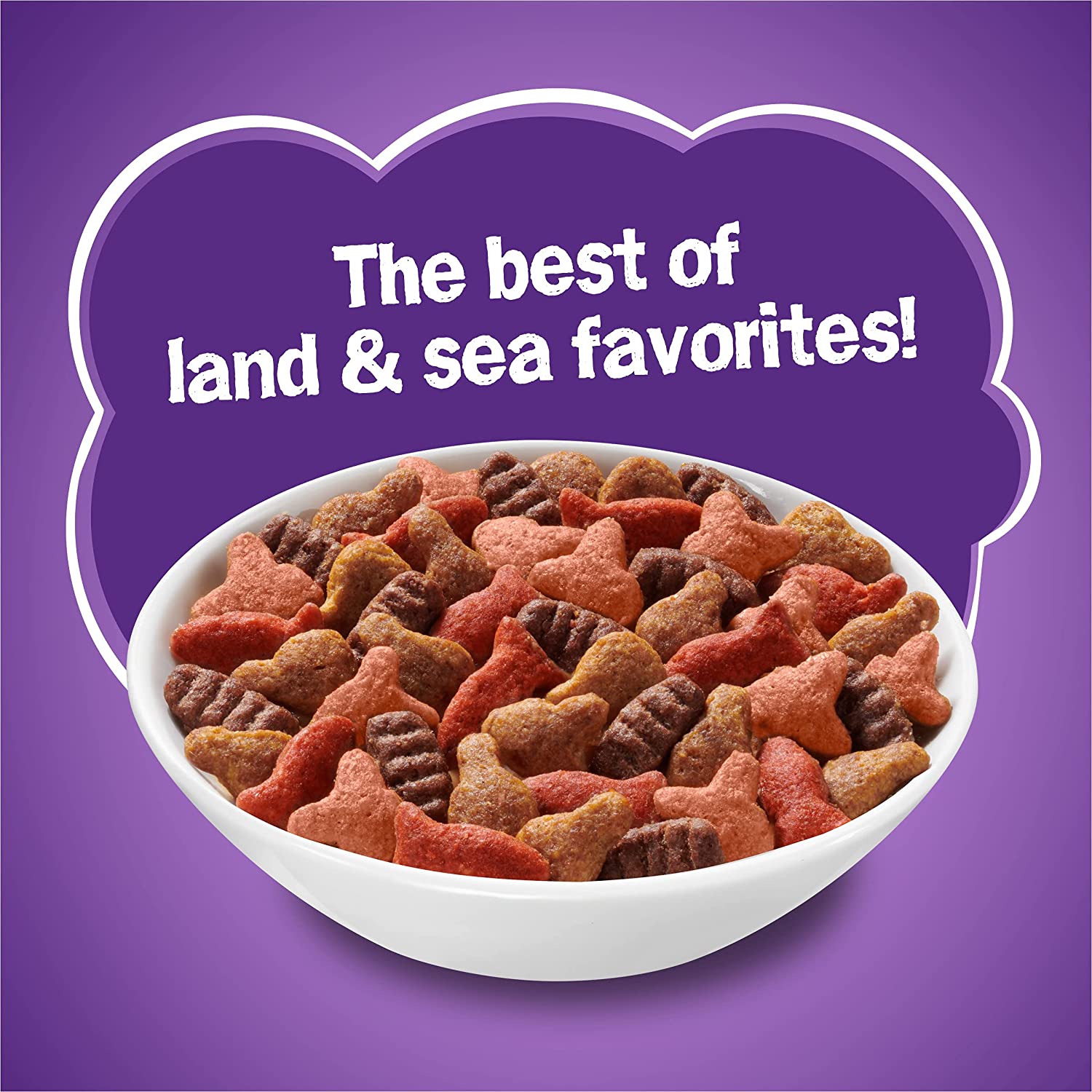 Purina Friskies Dry Cat Food Surfin’ and Turfin’ Favorites 22 lb. Bag