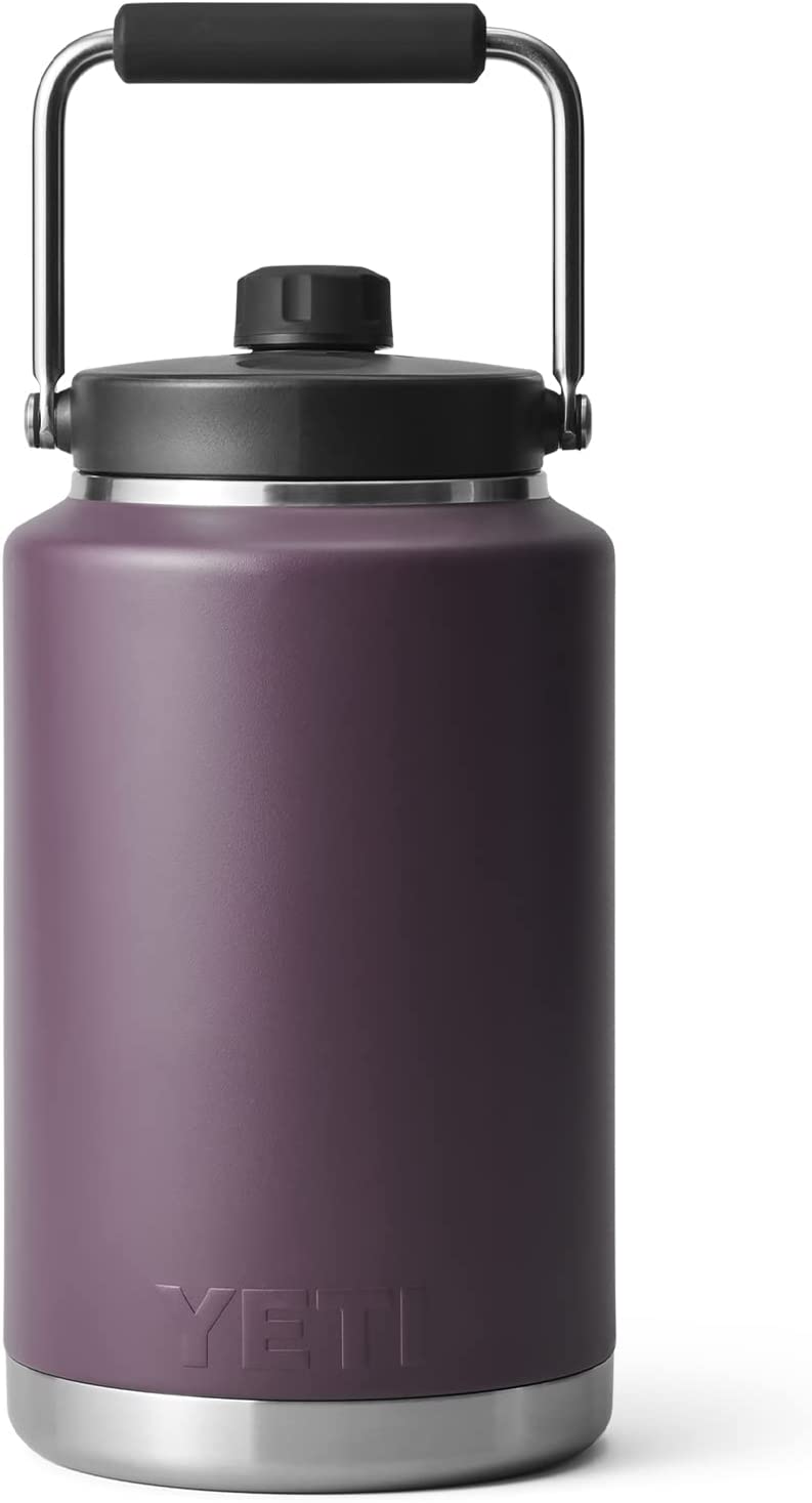 YETI Rambler Gallon Jug, Vacuum Insulated, Stainless Steel with MagCap, Nordic Purple
