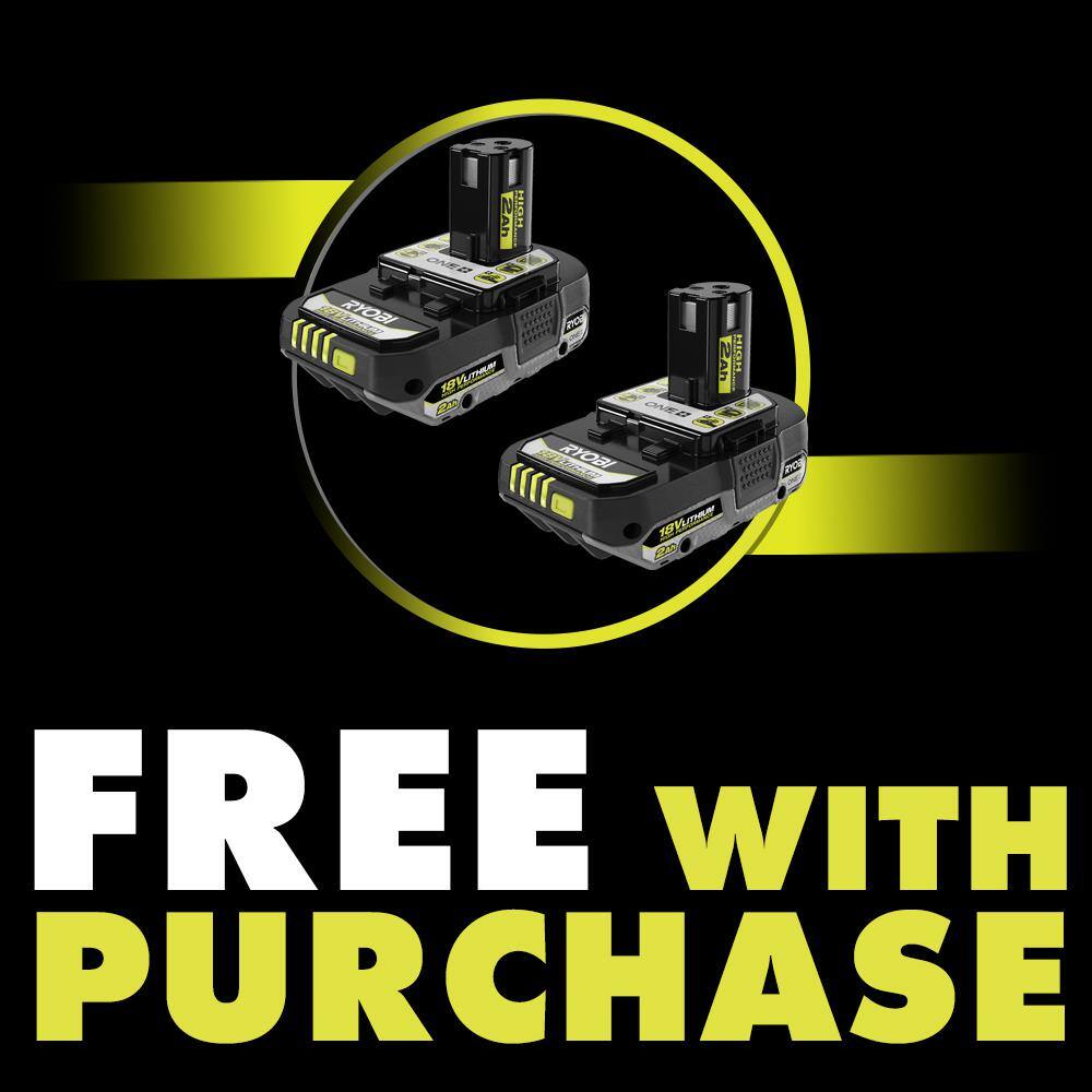 RYOBI PSBCS01B-PBP2003 ONE+ HP 18V Brushless Cordless Compact 6-1/2 in. Circular Saw with (2) 2.0 Ah HIGH PERFORMANCE Batteries