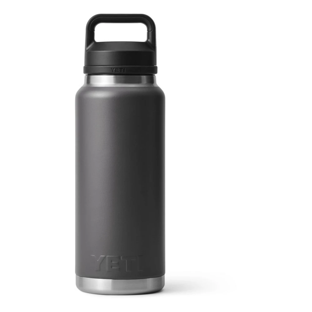 YETI Rambler 36 oz Bottle, Vacuum Insulated, Stainless Steel with Chug Cap, Charcoal