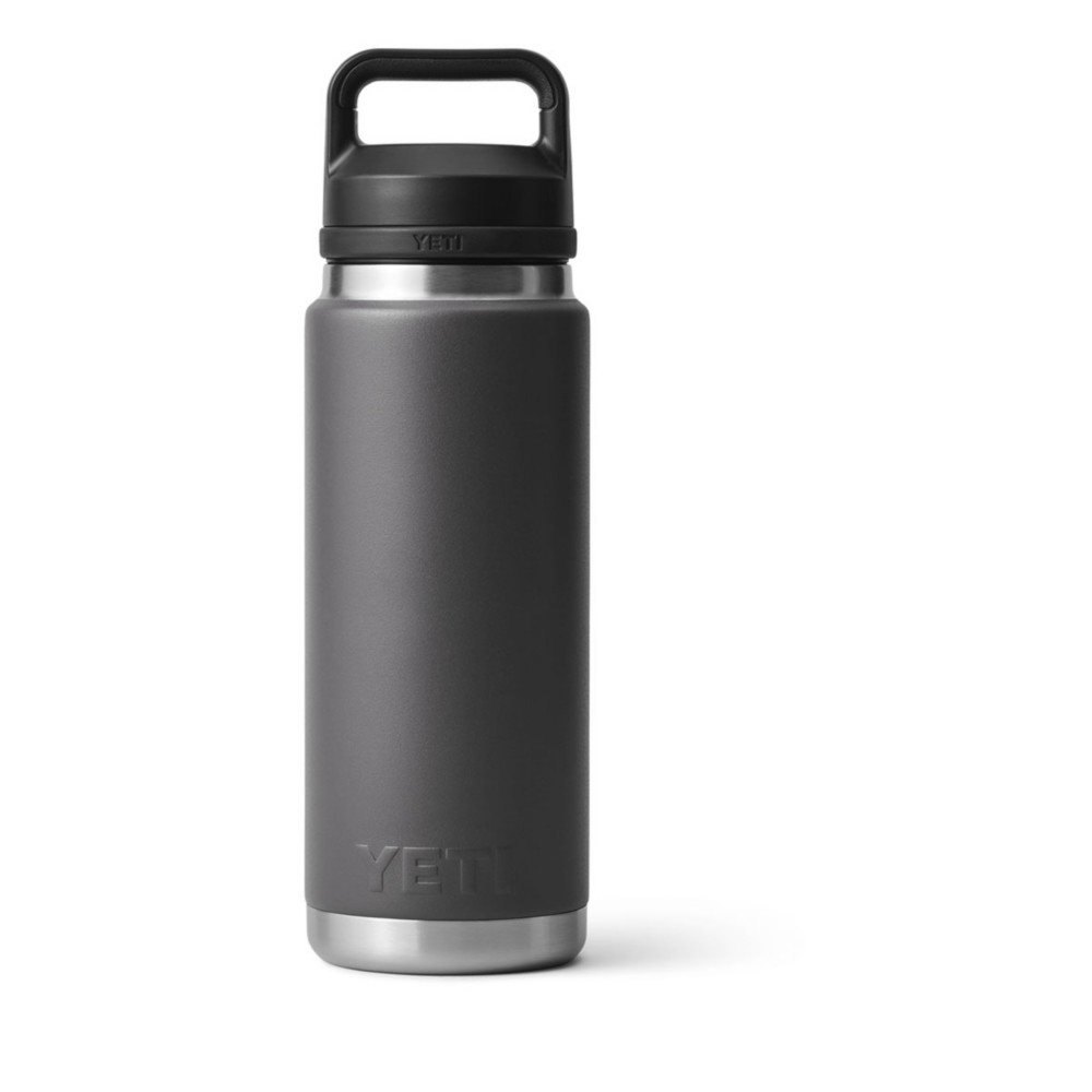 YETI Rambler 26 oz Bottle, Vacuum Insulated, Stainless Steel with Chug Cap, Charcoal