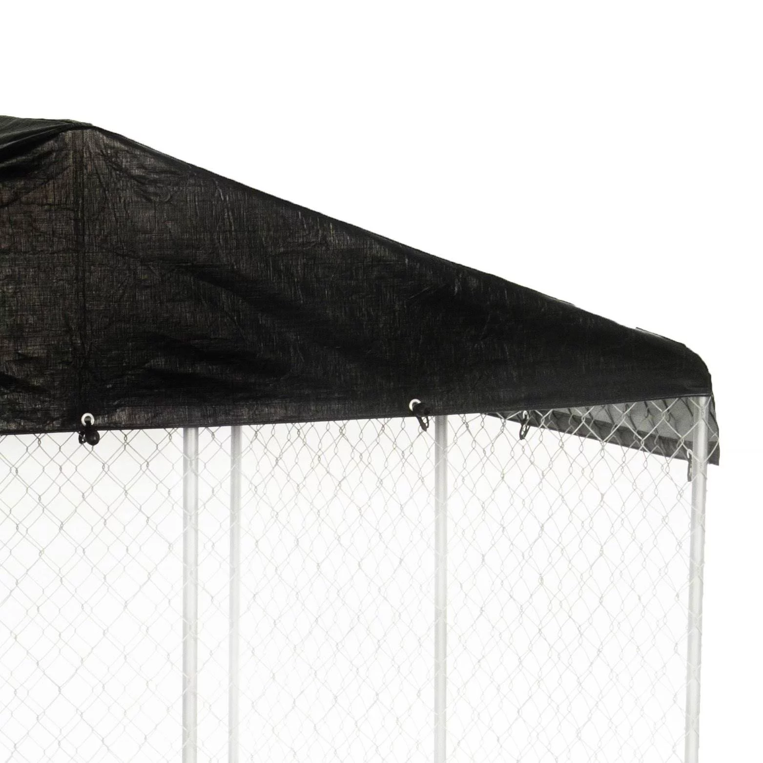 WeatherGuard 10' x 10' Dog Run Kennel Waterproof Roof Cover Only (2 Pack)