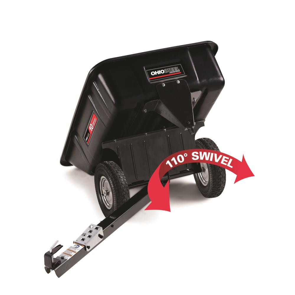 Ohio Steel 3040P-SD 10-cu ft Poly Dump Cart