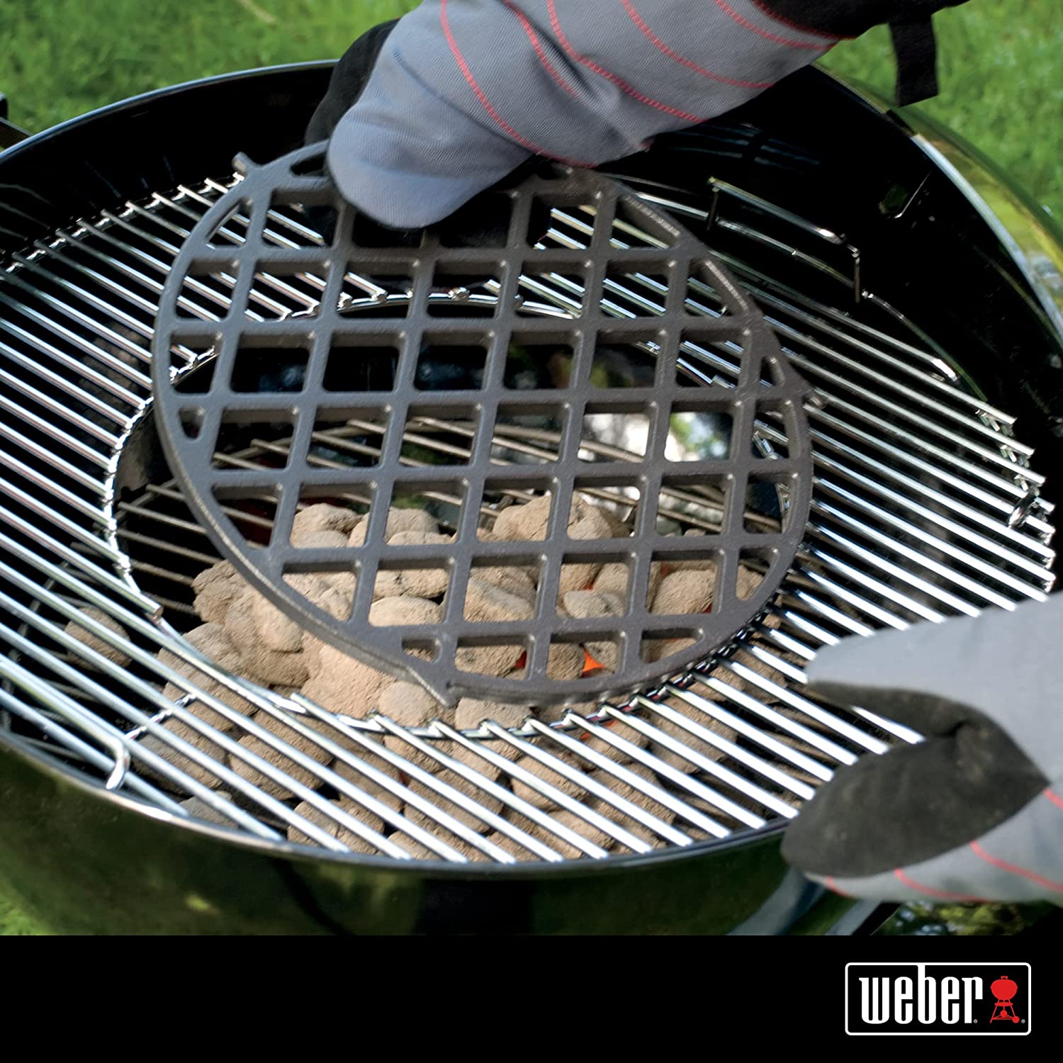 Weber 8834 Gourmet BBQ System Sear Grate,Black
