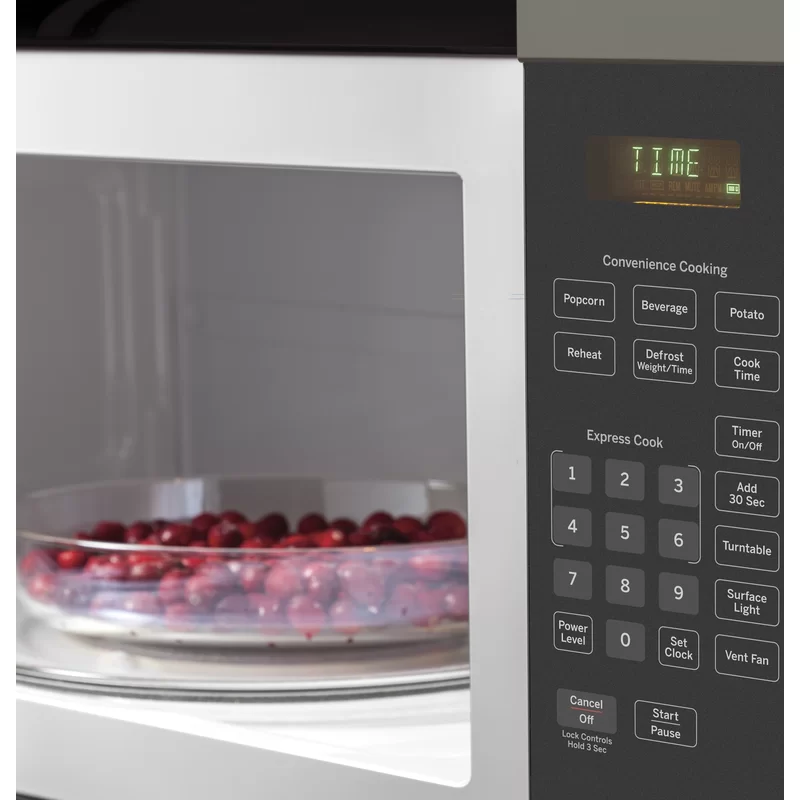 GE JVM3160EFES 1.6 cu. ft. Over the Range Microwave in Slate, Fingerprint Resistant