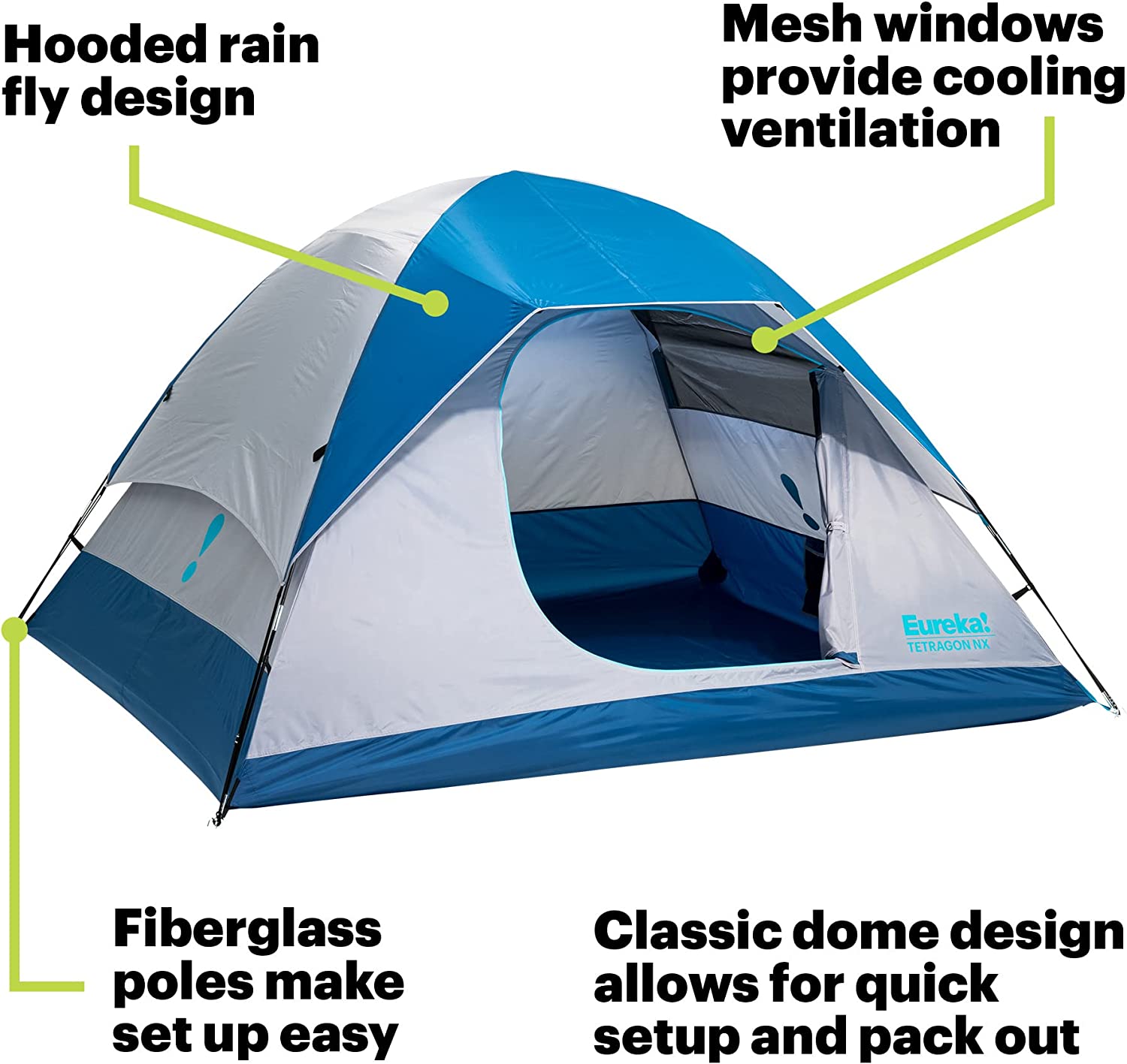 Eureka Tetragon NX 5 Person Tent