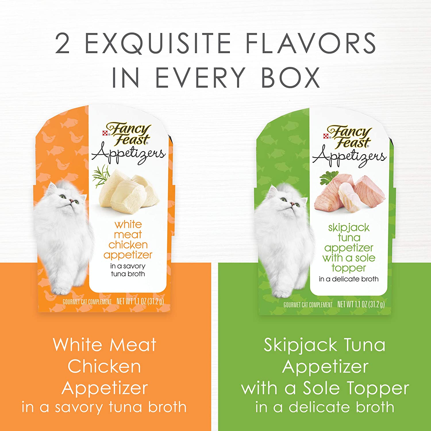 Purina Fancy Feast Appetizers Adult Gourmet Wet Cat Food Complement 1 Count (Pack of 16)