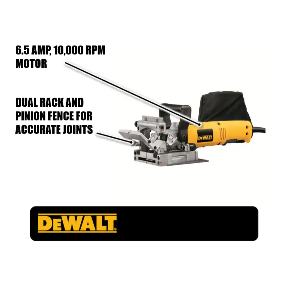 DEWALT DW682K 6.5 Amp Heavy Duty Plate Joiner Kit