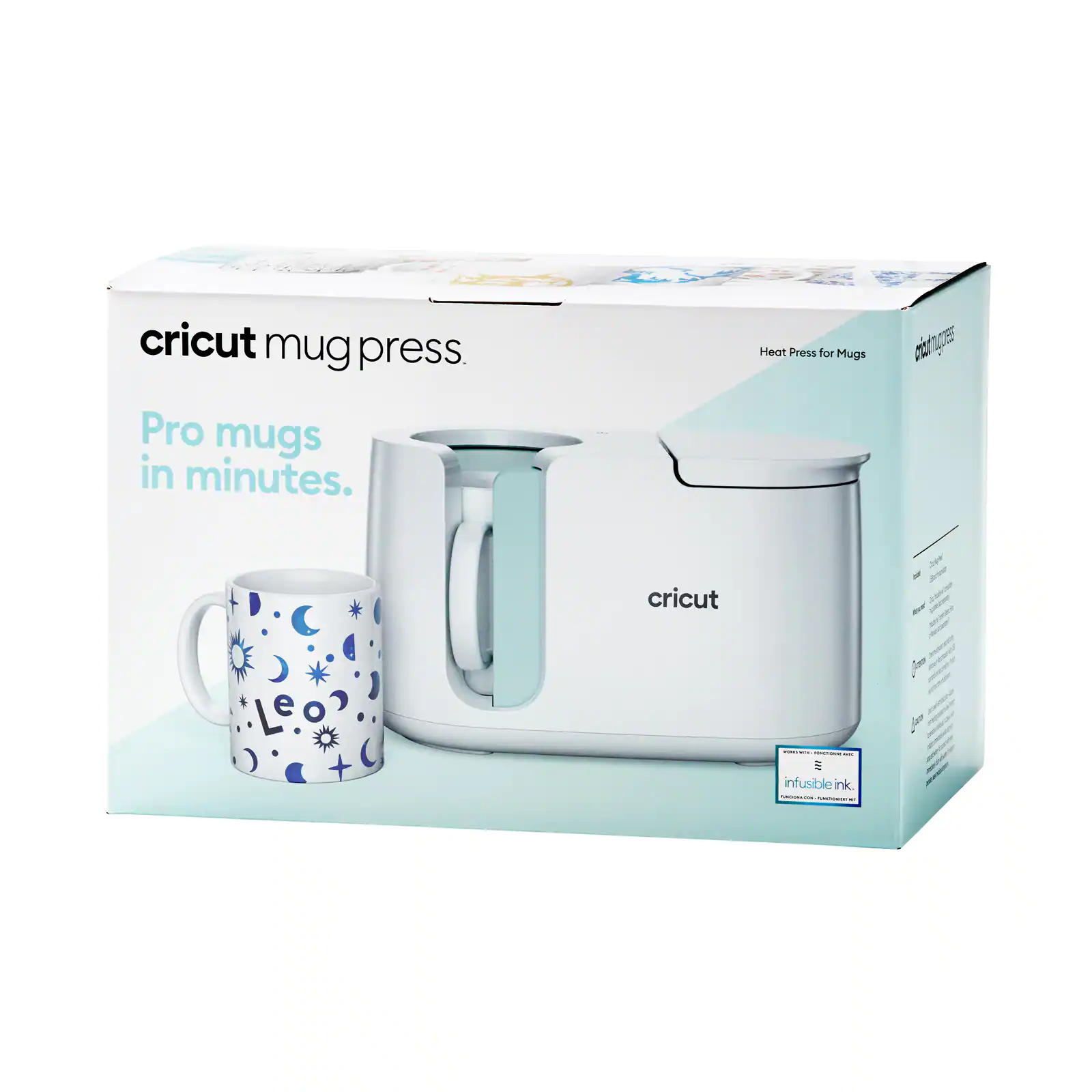 Cricut Mug Press US, Heat Press for Sublimation Mug Projects, One-Touch Setting, For Infusible Ink Materials & Mug Blanks 11 oz – 16 oz (Sold Separately), Includes Auto-Off Safety Feature
