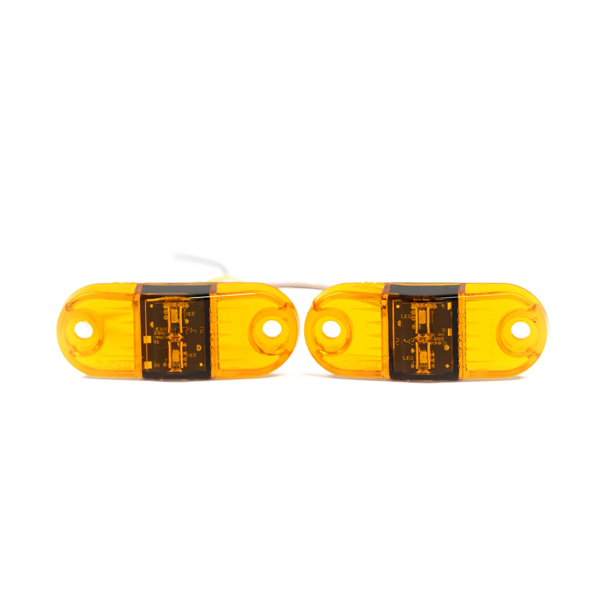 Amber P2/PC Sidemarker LED Light W/ 6