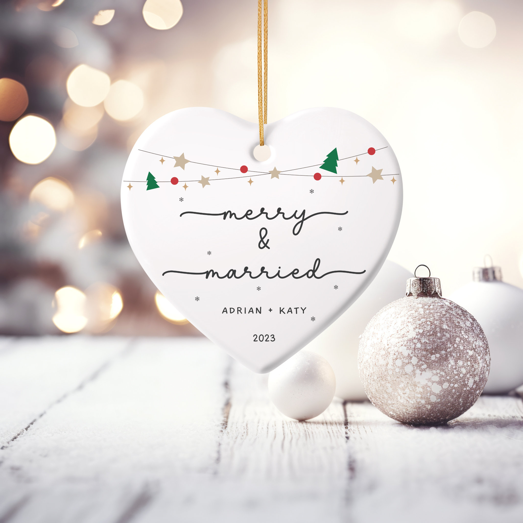 2023 chihuahua dog ceramic christmas ornament snowflake shape