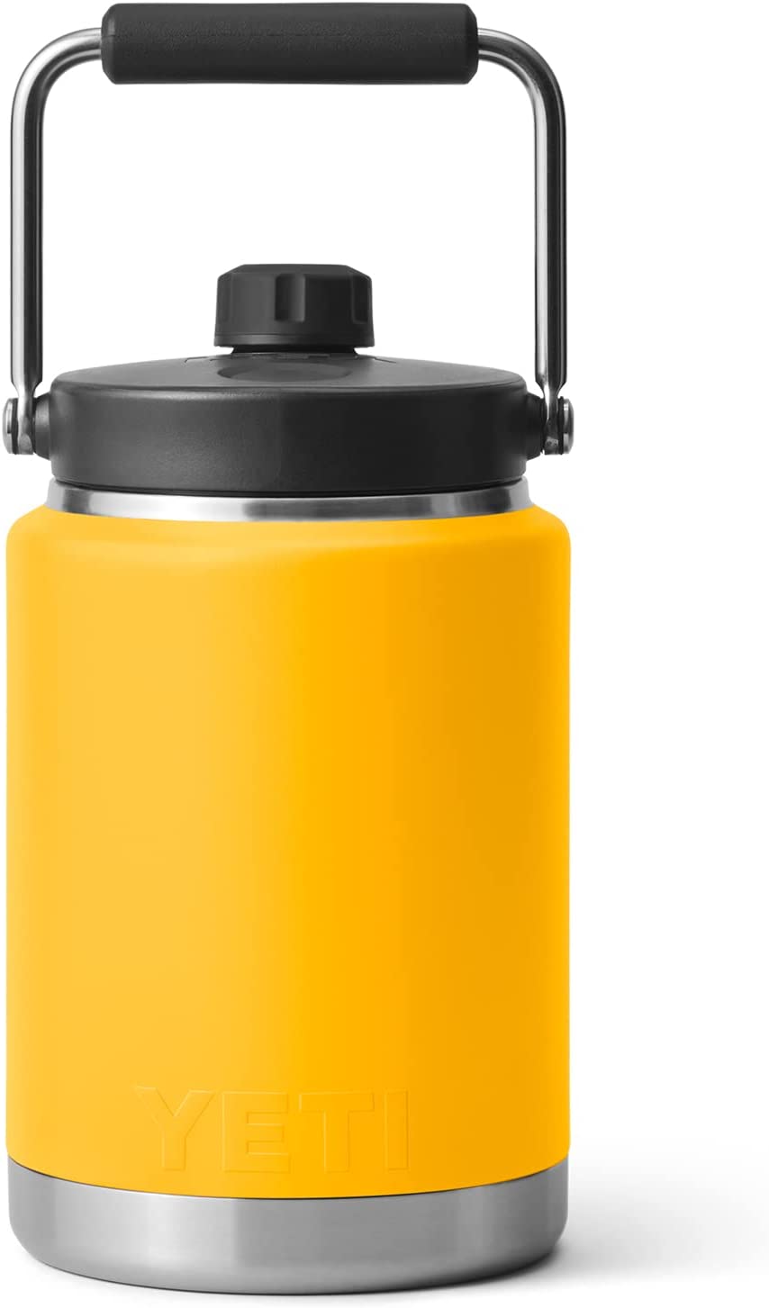 YETI Rambler Half Gallon Jug, Vacuum Insulated, Stainless Steel with MagCap, Alpine Yellow