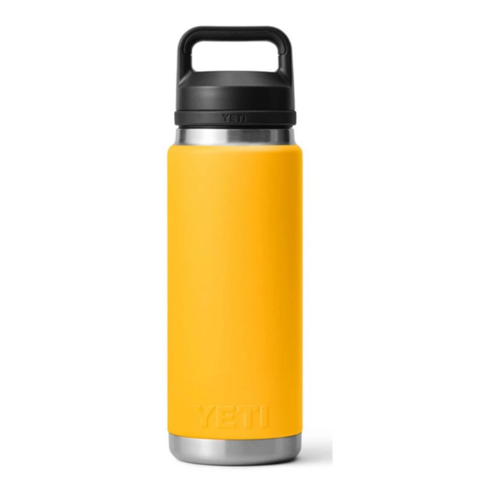YETI Rambler 26 oz Bottle, Vacuum Insulated, Stainless Steel with Chug Cap, Alpine Yellow