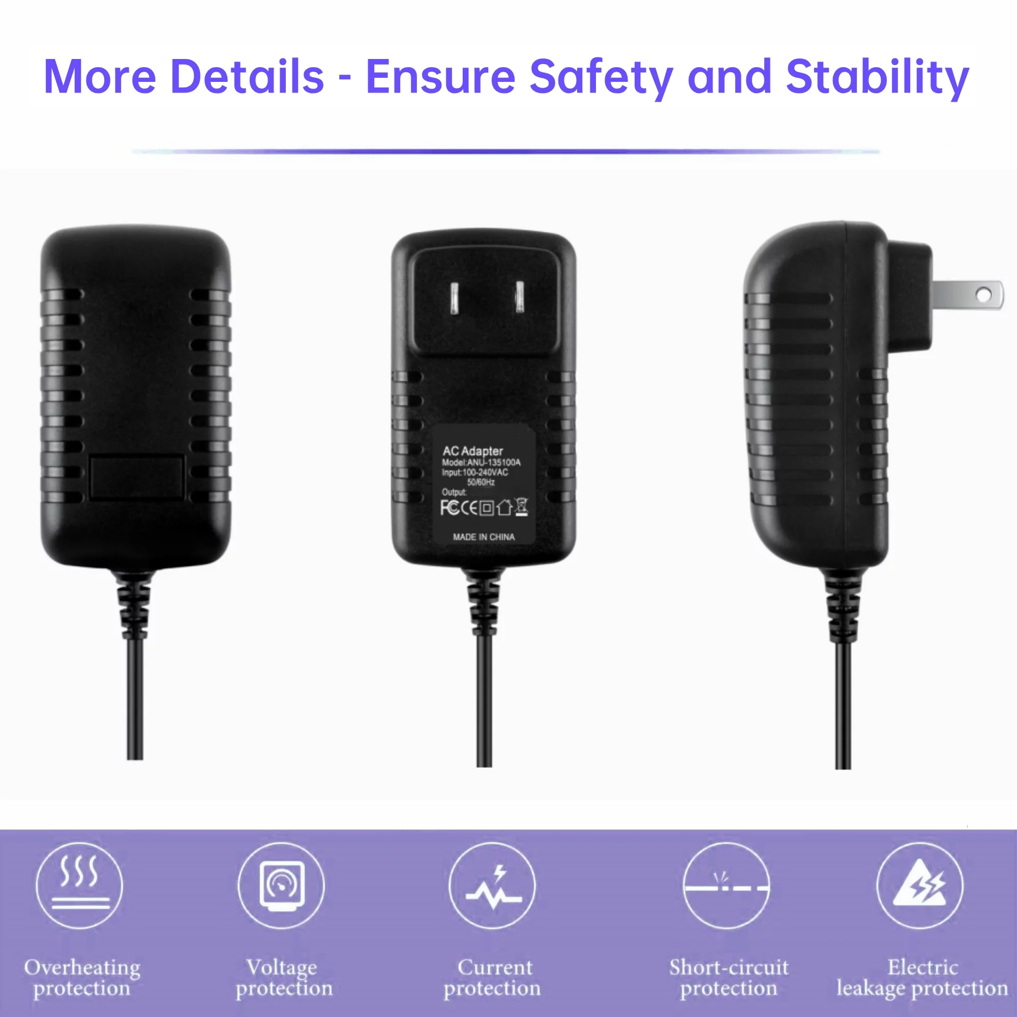 K-MAINS AC Adapter Replacement For GPX TVP75 CD TV Boombox CD Player AM FM Radio Power Supply Cord