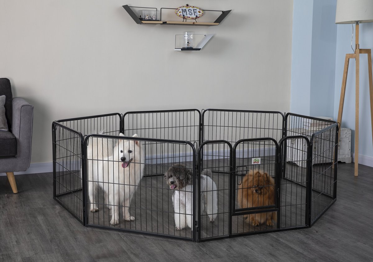 Go Pet Club Heavy Duty Wire Dog Exercise Pen, 32-Inch