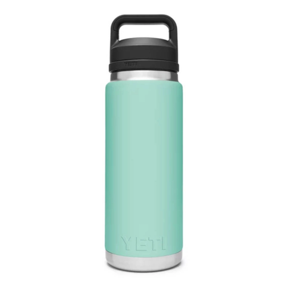 YETI Rambler 26 oz Bottle, Vacuum Insulated, Stainless Steel with Chug Cap, Seafoam