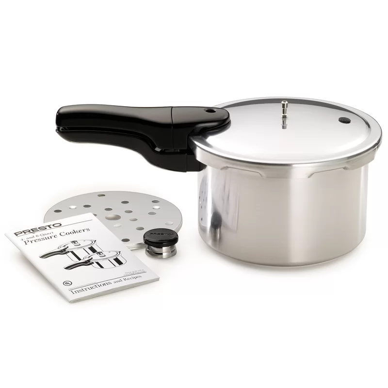 Presto 01264 6-Quart Aluminum Pressure Cooker
