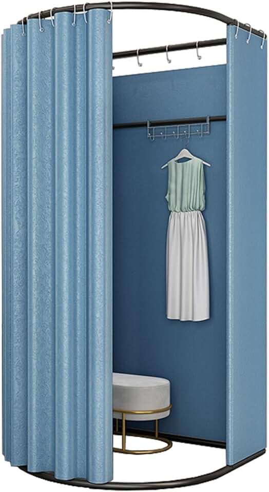 Fitting Room Clothing Store Privacy Screen Change/Fitting Room for Salon Boutique Store, Larger Changing Clothes Station, Removable Portable Stable Privacy Dressing Room for Indoor Outdoor S