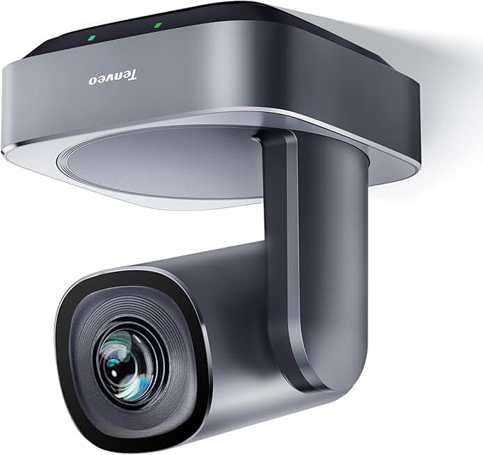Tenveo VLoop PTZ Camera with 20X Optical Zoom Wide View Angle USB3.0/HDMI Works with Zoom Skype Teams FHD 1080P for Video Conference Red Dot Design Winner (VL20H)