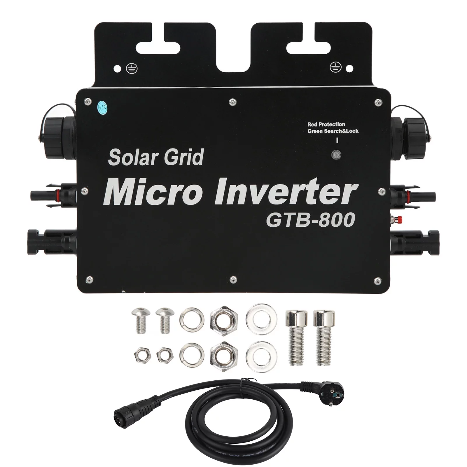 800W Micro Grid Tie Inverter Waterproof MPPT Solar Power Inverter WIFI APP Monitoring Solar Inverter EU Plug 230V