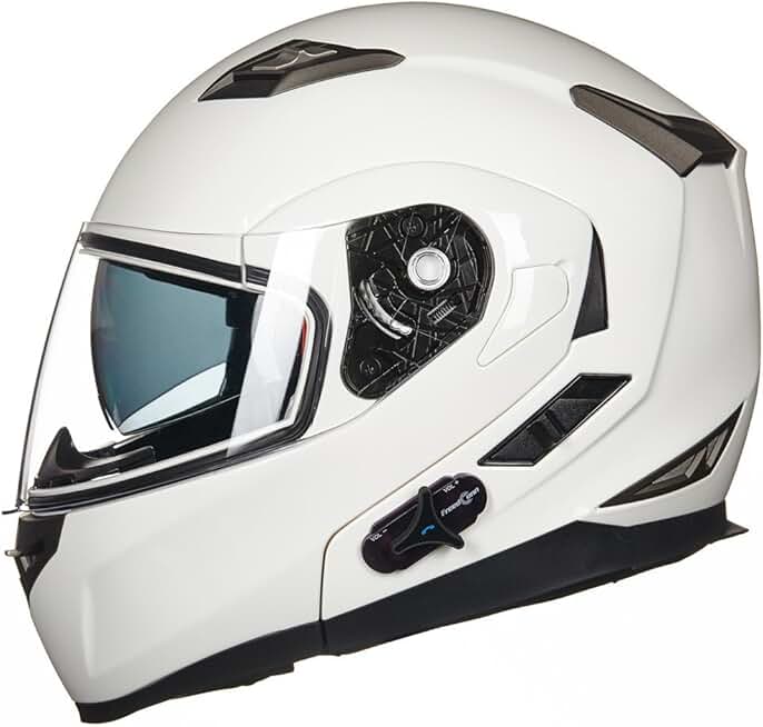 ILM Bluetooth Integrated Modular Flip up Full Face Motorcycle Helmet Sun Shield Mp3 Intercom Model 953/953 PRO
