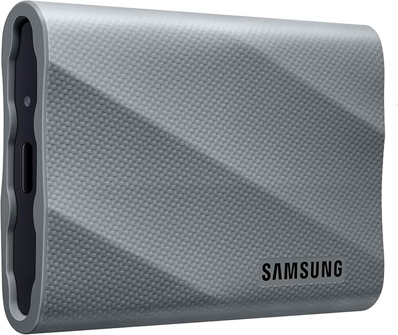 SAMSUNG T9 2TB, Portable SSD, up to 2000MB/s, USB 3.2 Gen 2x2 (20Gbps) NVMe, Rugged, for Photographers, Content Creators and Gaming, External Solid State Drive (MU-PK2T0G/WW) Gray