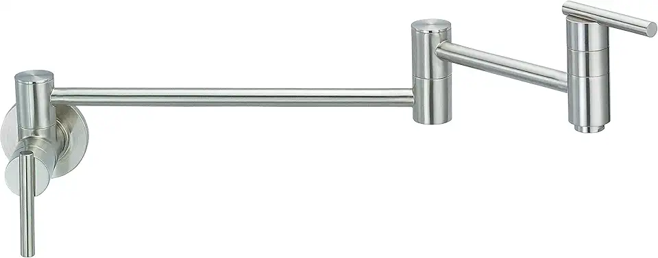 Danze D205058SS Parma Wall Mount Pot Filler, Stainless Steel