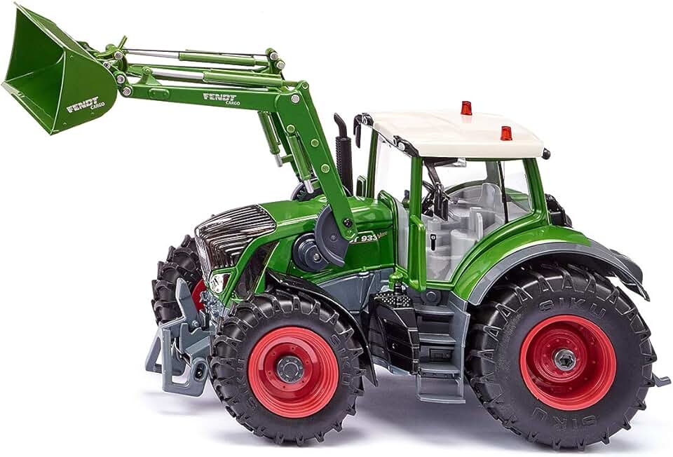 Siku 6793, Fendt 933 Vario Tractor with Front Loader, Green, Metal/Plastic, 1:32, Remote Controlled with app via Bluetooth, Remote Control not Included