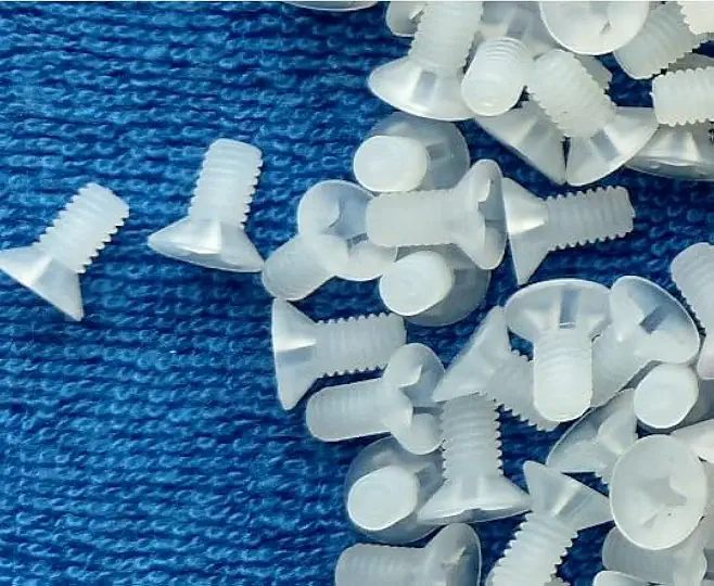 M3x 6 8 10 12 15mm Countersunk Screw Bolt Fastener Plastic Nylon Insulation LED Light Toy DIY Anti Corrosion Advertisement Bolt - (Dimensions: M3X10mm Black)