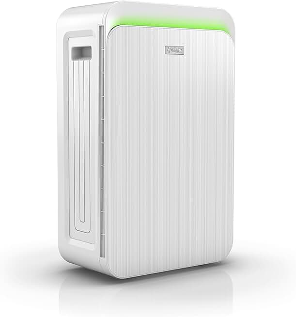 AprilAire AP09550V Virus+Allergy+Pet True HEPA Room Air Purifier, 4-Stage Filtration, Captures Viruses, Bacteria, Allergens, Pet Hair & Dander, Ozone Free, 495 sq. ft. Rooms