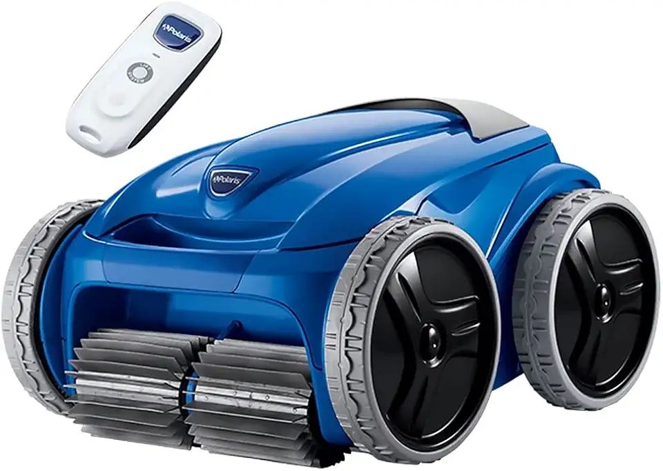Polaris 9550 Sport Robotic Pool Cleaner, Automatic Vacuum for InGround Pools up to 60ft, 70ft Swivel Cable, Remote Control, Wall Climbing Vac w/Strong Suction & Easy Access Debris Canister