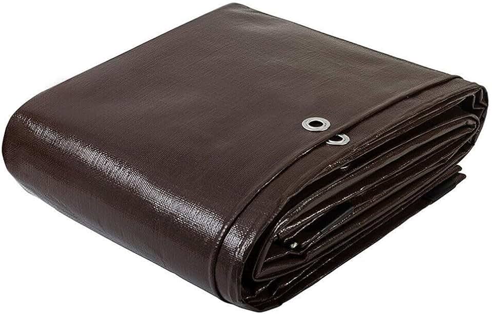 50x100 Heavy Duty 10 Mil Tarp Cover, Lightweight, Waterproof, UV Resistant, Rip and Tear Proof, Poly Tarpaulin with Reinforced Edges for Roof, Camping, Patio, Pool Cover, Boat