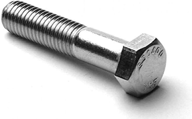 Newport Fasteners 5/16 inch x 3 inch Hex Cap Screw 18-8 Stainless Steel ...