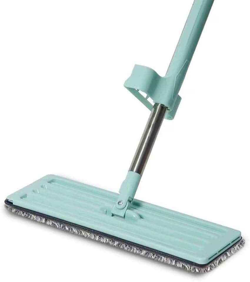 Flat mop, Lazy Don't Need to wash by Hand, Household mop, Flat Holder, Dry and Wet Dual-Purpose