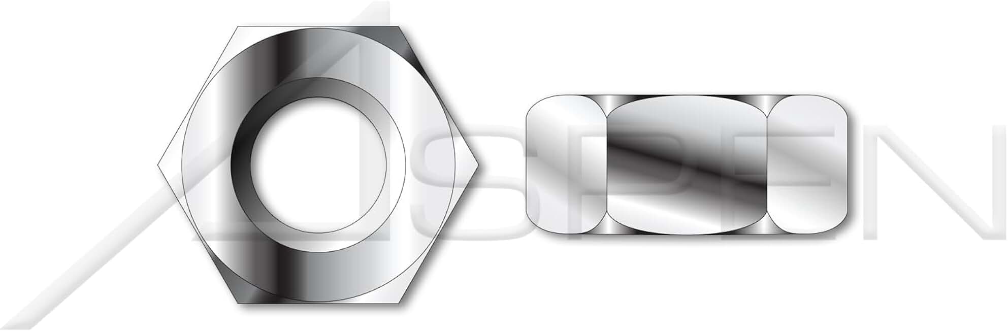 25 Pcs M30 3 5 DIN 934 ISO 4032 Metric Hex Finished Nuts A2 25-pcs-m30-3-5-din-934-iso-4032-metric-hex-finished-nuts-a2