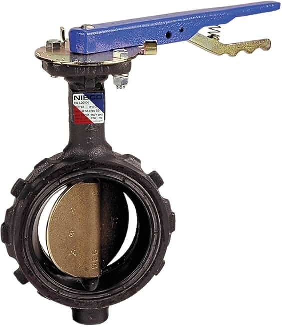 NIBCO WD20003 8 WAFER BFV L/LK HNDL D I