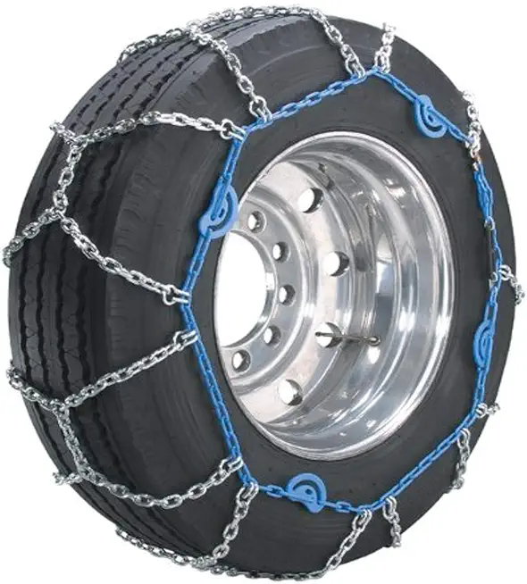 Security Chain Company DB2145 Diamond Blue Alloy Tire Traction Chain - Set of 2
