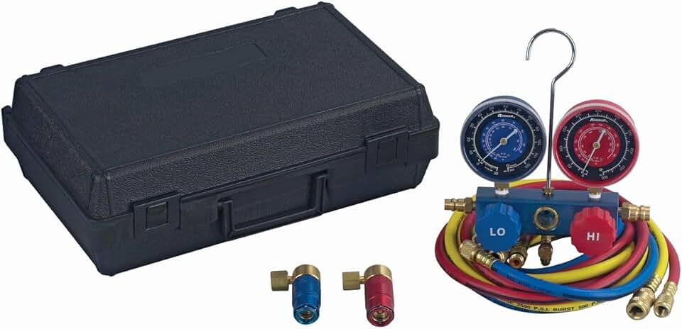 Robinair 48510 R134a Aluminum Manifold Set with 72