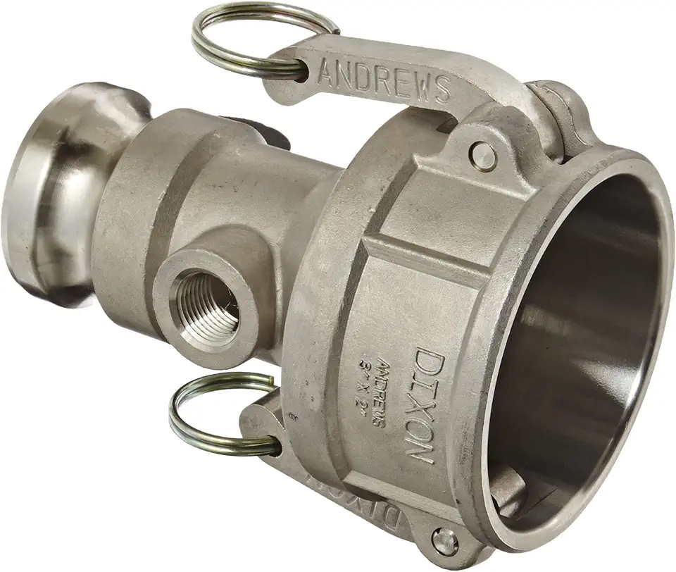 Dixon 3020DAT50SS Stainless Steel 316 Cam and Groove Reducing Hose Fitting, 3