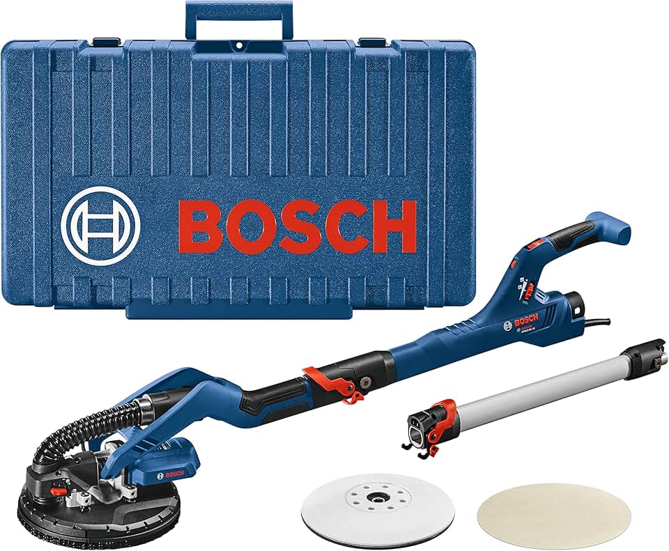 BOSCH GTR55-85 9 Inch Variable Speed Drywall Sander Kit with Extendable Handle