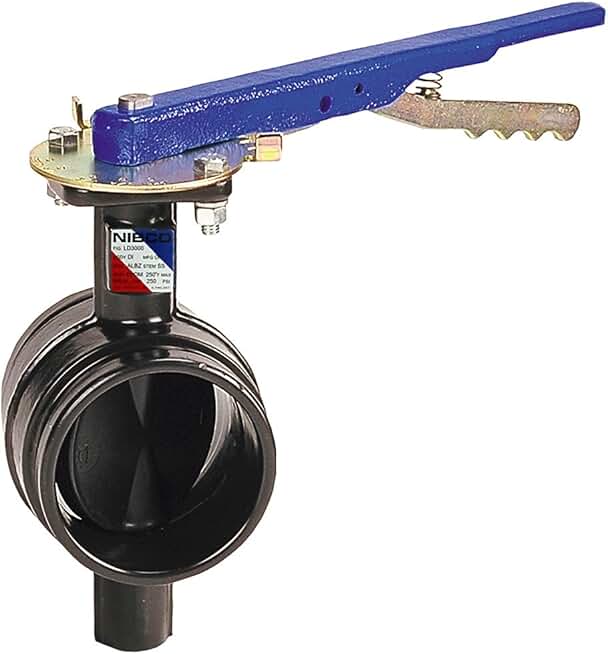 NIBCO GD47653 2 GRV BFV L/LK HNDL DUCT IRON