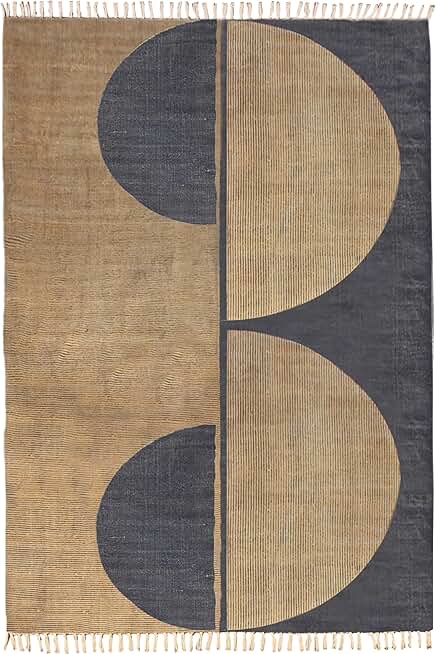 Kilim Rug 2.6x22 Runner Area Rug Brown Blue Cotton Rug Flatweave Rug Easy Washable Rug Boho Rugs for Home Foyer Corridor Runner Hotels Partys Hallway Stair Runner