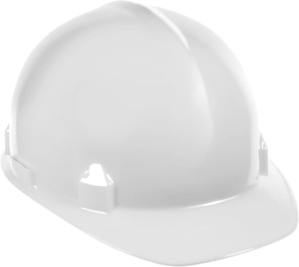 Jackson Safety SC-6 Hard Hat - Made in the USA - 370 Speed Dial 4-Point Ratchet Suspension Construction Hard Hat - Cap Style with Longer Bill for Improved Comfort and Safety, ANSI Compliant (12 Pack)