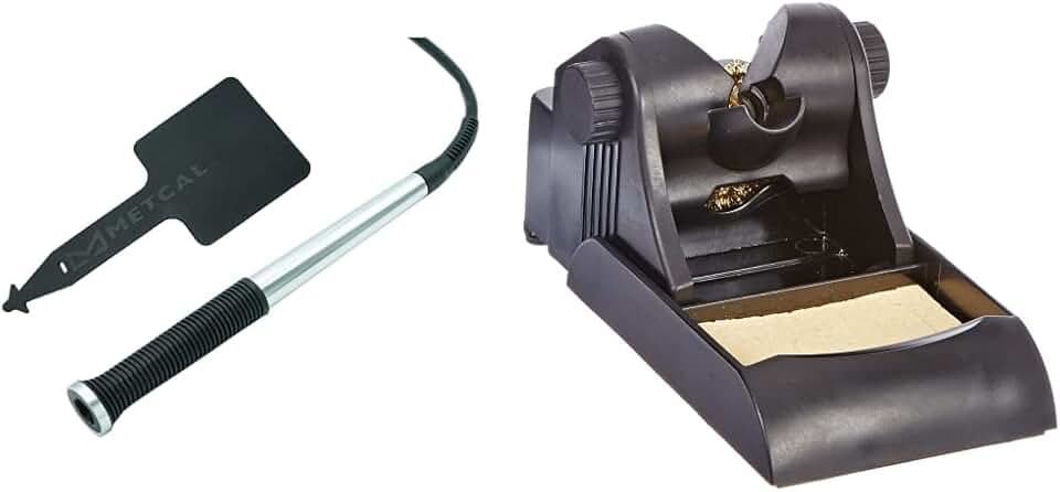 Metcal MX-H1-AV Advanced Soldering Hand-Piece and MX-W1AV TipSaver Workstand Bundle