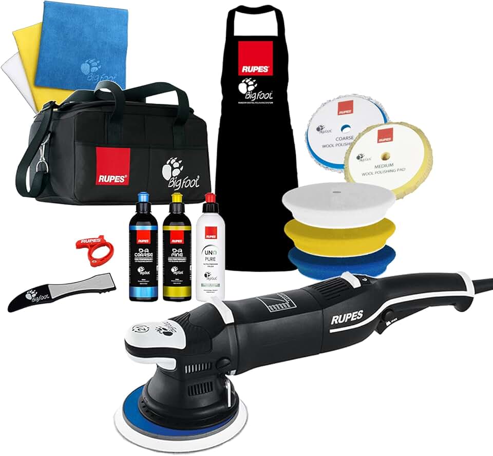 RUPES LHR21 Mark III 21mm random orbital polisher (Complete Kit)