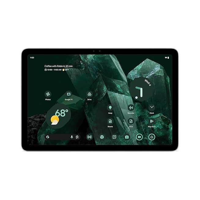 Google Pixel Tablet - Android Tablet with 11-Inch Screen and Extra-Long Battery Life - Hazel - 8 GB RAM - 256 GB