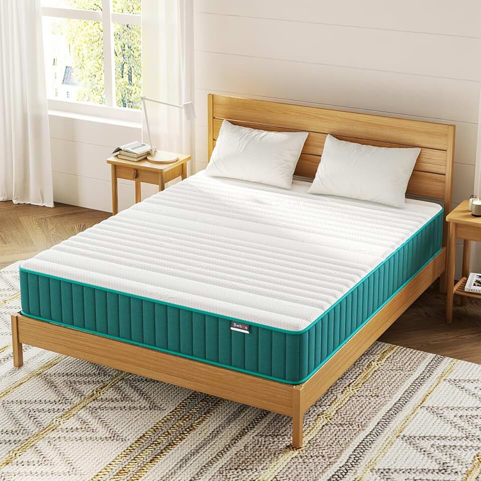 Firm Double Mattress, 10 Inch Memory Foam Full Size Mattress, Full Bed Mattress in a Box Pressure Relief & Firm Mattress Double Size