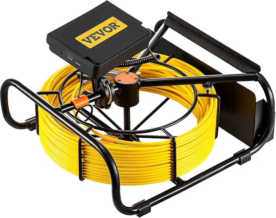 Sewer Camera, 164 ft / 50 m Pipe Drain Inspection Camera, 4.3