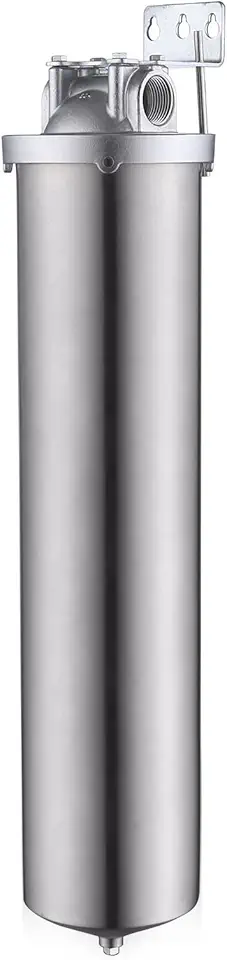 Amwater NSF/ANSI 42 Certification Big+ Stainless Steel Filter Housing for 20”Length,4.5